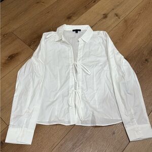 Moa Moa Crisp White Blouse